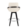 Cosmo Swivel Fixed-Height Counter Stool - Set of 2