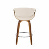 Curvini 26'' Fixed-Height Counter Stool - Set of 2