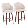 Dahlia 26" Fixed-Height Counter Stool - Set of 2