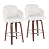 Dahlia 26" Fixed-Height Counter Stool - Set of 2