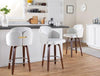 Dahlia 26" Fixed-Height Counter Stool - Set of 2