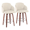 Dahlia 26" Fixed-Height Counter Stool - Set of 2
