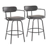 Demi 26" Fixed-Height Counter Stool - Set of 2