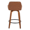 Daniella 26" Fixed-Height Counter Stool - Set of 2