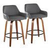 Daniella 26" Fixed-Height Counter Stool - Set of 2