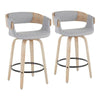 Elisa 26" Fixed-Height Counter Stool - Set of 2