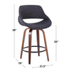 Fabrico 26" Fixed-Height Counter Stool - Set of 2