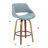 Fabrico 26" Fixed-Height Counter Stool - Set of 2