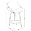 Fabrico 26" Fixed-Height Counter Stool - Set of 2