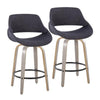 Fabrico 26" Fixed-Height Counter Stool - Set of 2