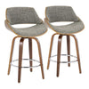 Fabrizzi 26" Fixed-Height Counter Stool - Set of 2