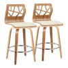 Folia 26" Fixed-Height Counter Stool - Set of 2