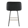 Fran 26" Swivel Fixed-Height Counter Stool - Set of 2