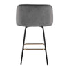 Fran 26" Swivel Fixed-Height Counter Stool - Set of 2