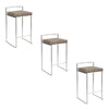 Fuji Stacker 26" Fixed-Height Counter Stool - Set of 3