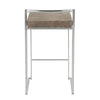 Fuji Stacker 26" Fixed-Height Counter Stool - Set of 3