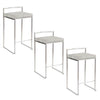 Fuji Stacker 26" Fixed-Height Counter Stool - Set of 3