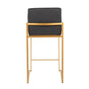 Fuji High Back 26" Fixed-Height Counter Stool - Set of 3