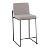 Fuji High Back 26" Fixed-Height Counter Stool - Set of 3
