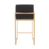 Fuji High Back 26" Fixed-Height Counter Stool - Set of 3