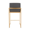 Fuji High Back 26" Fixed-Height Counter Stool - Set of 3