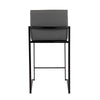 Fuji High Back 26" Fixed-Height Counter Stool - Set of 3
