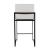 Fuji High Back 26" Fixed-Height Counter Stool - Set of 3