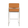 Fuji High Back 26" Fixed-Height Barstool - Set of 2
