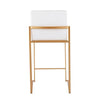 Fuji High Back 26" Fixed-Height Counter Stool - Set of 3