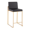Fuji High Back Counter Stool - Set of 2