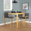 Fuji High Back Counter Stool - Set of 2