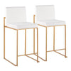 Fuji High Back Counter Stool - Set Of 2