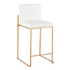 Fuji High Back Counter Stool - Set of 2