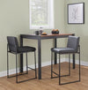 Fuji High Back Counter Stool - Set of 2