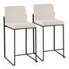 Fuji High Back Counter Stool - Set of 2