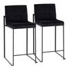 Fuji High Back Counter Stool - Set of 2