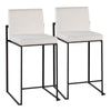 Fuji High Back Counter Stool - Set of 2