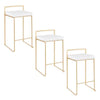Fuji Stacker 26" Fixed-Height Counter Stool - Set of 3