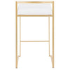 Fuji Stacker 26" Fixed-Height Counter Stool - Set of 3