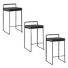 Fuji Stacker 26" Fixed-Height Counter Stool - Set of 3