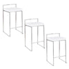 Fuji Stacker 26" Fixed-Height Counter Stool - Set of 3