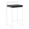 Fuji Stacker 26" Fixed-Height Counter Stool - Set of 3