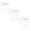 Fuji Stacker 26" Fixed-Height Counter Stool - Set of 3