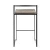 Fuji Stacker 26" Fixed-Height Counter Stool - Set of 3