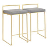 Fuji Stacker Counter Stool - Set of 2