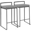 Fuji Stacker Counter Stool - Set of 2