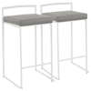 Fuji Stacker Counter Stool - Set of 2