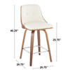 Gianna Fixed-Height Counter Stool - Set of 2