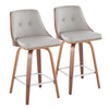 Gianna Fixed-Height Counter Stool - Set of 2
