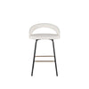 Grotto Upholstered 26" Fixed-Height Counter Stool - Set of 2